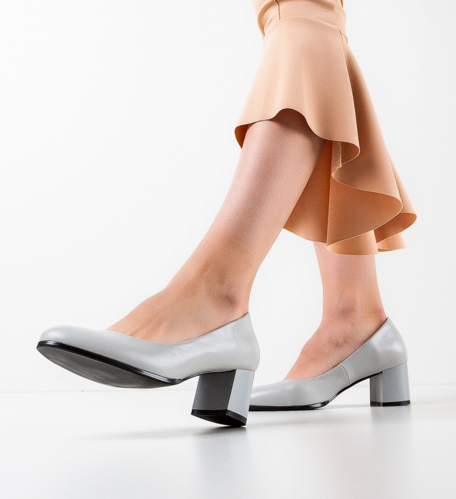 Pantofi dama healy gri