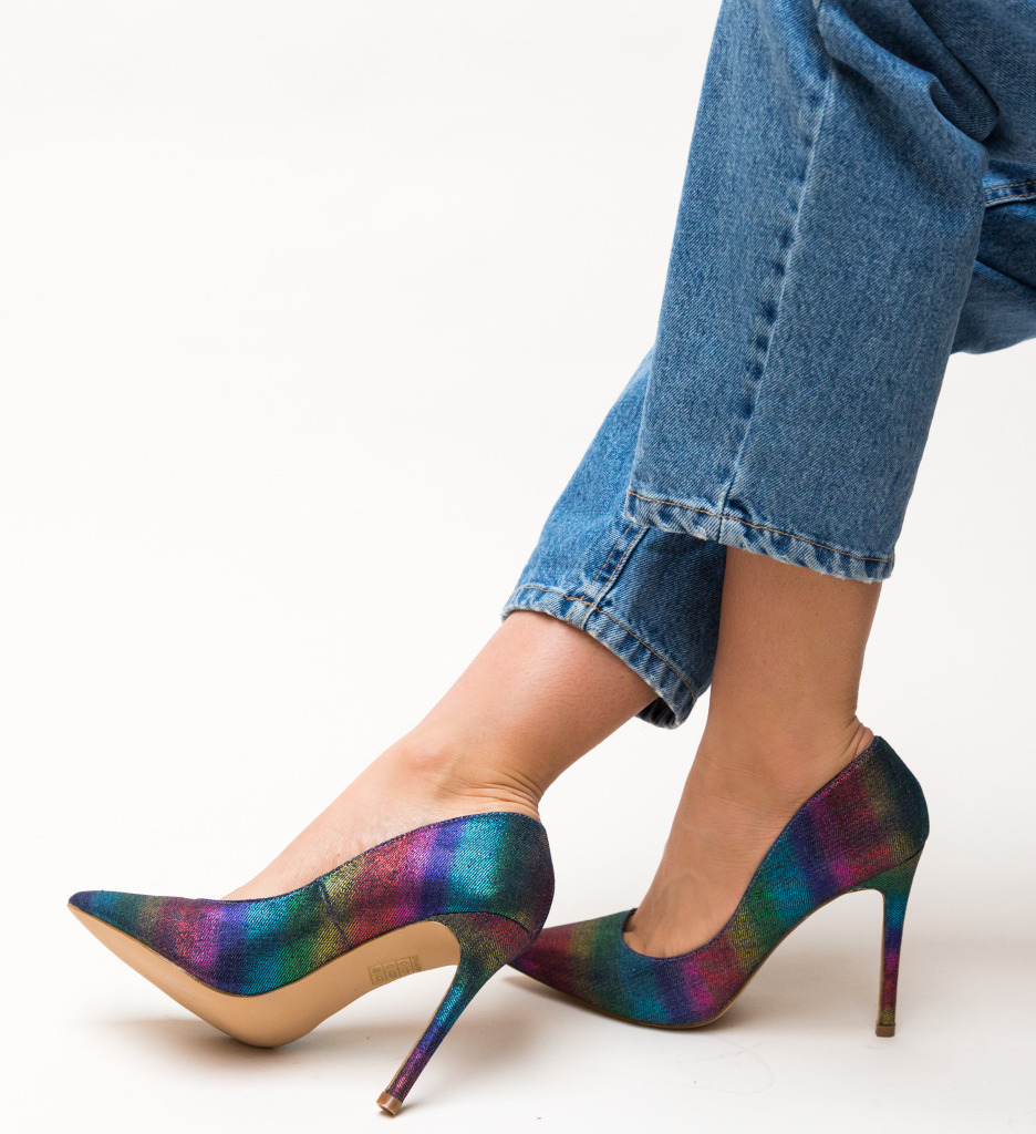 Pantofi Ferrei Multicolor depurtat.ro
