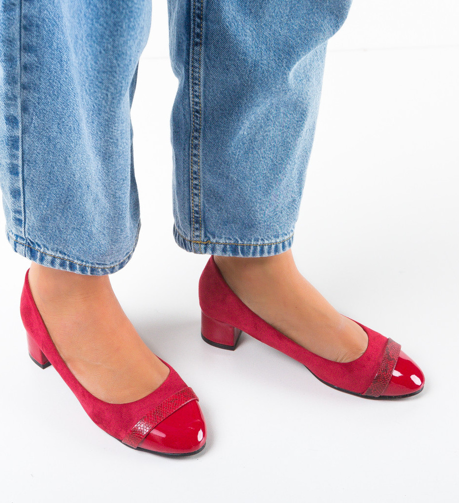 Pantofi heme grena