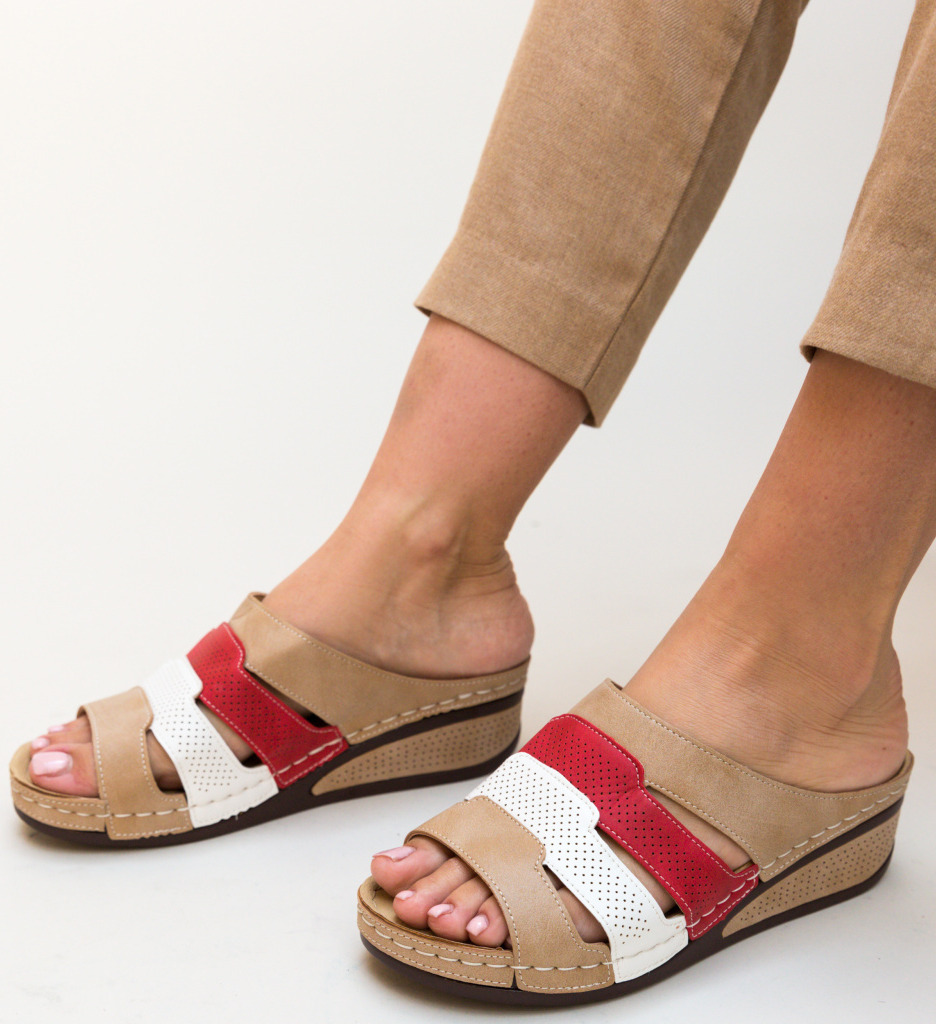 Papuci Anabia Khaki
