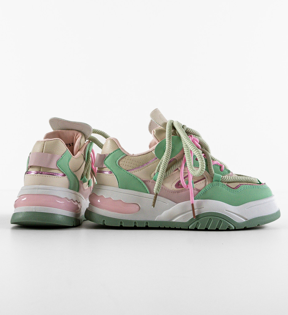 Poze Sneakers dama Godavari Verzi DePurtat