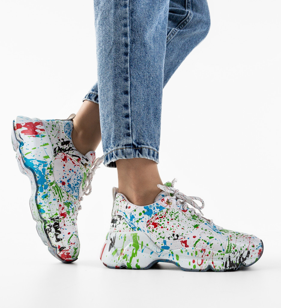 Sneakers dama takola albi