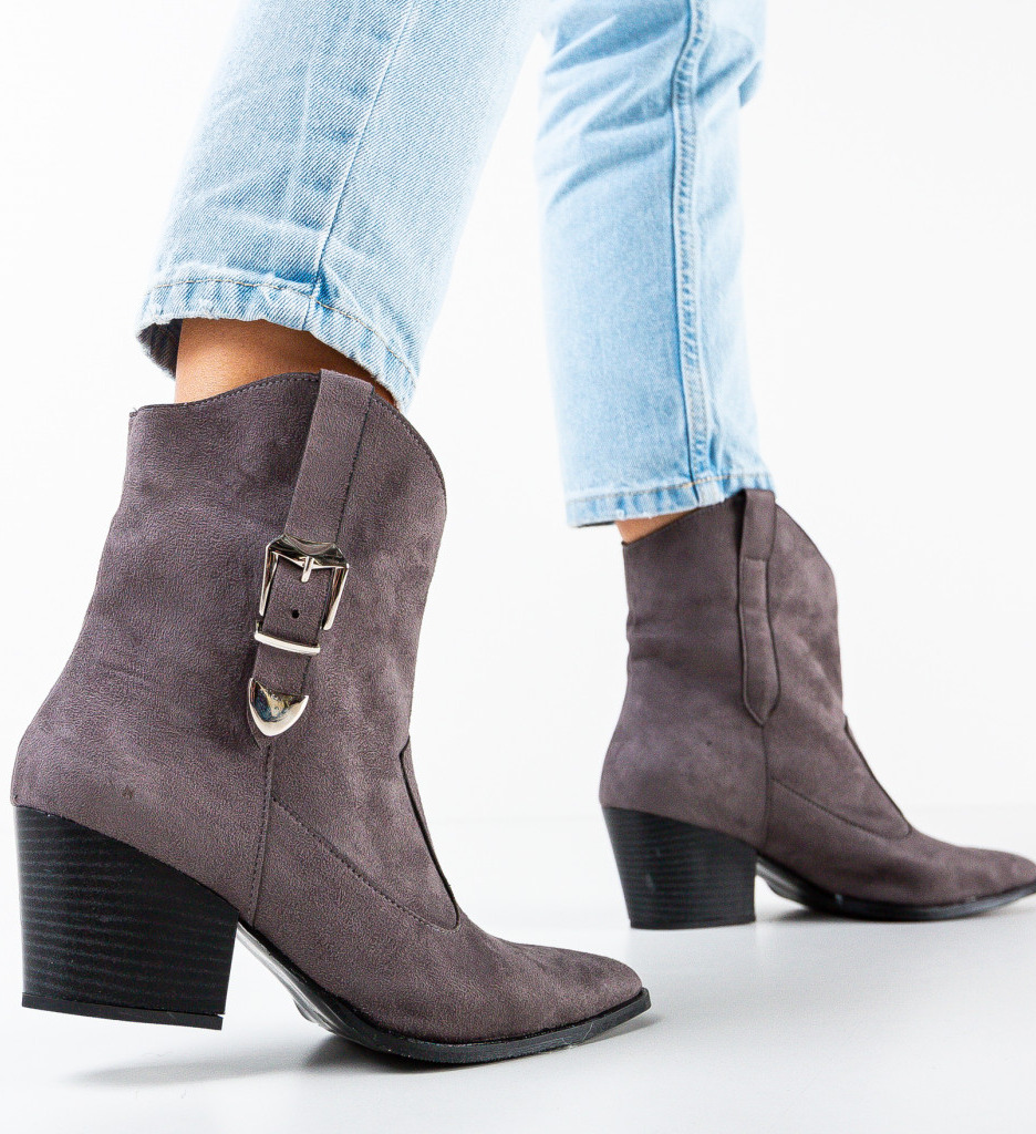 Botine dama liu gri