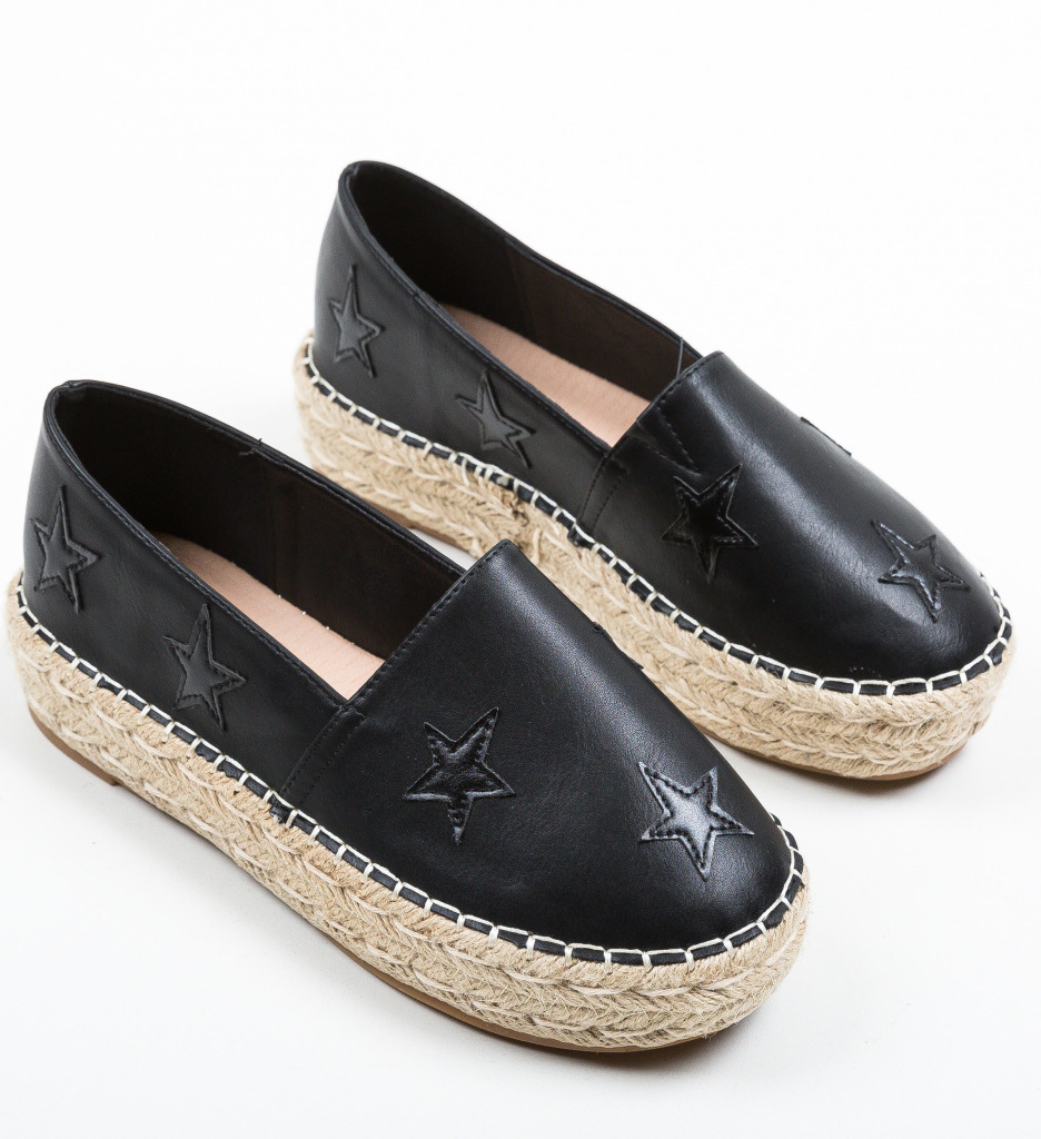 Poze Espadrile Aerio Negre depurtat.ro 