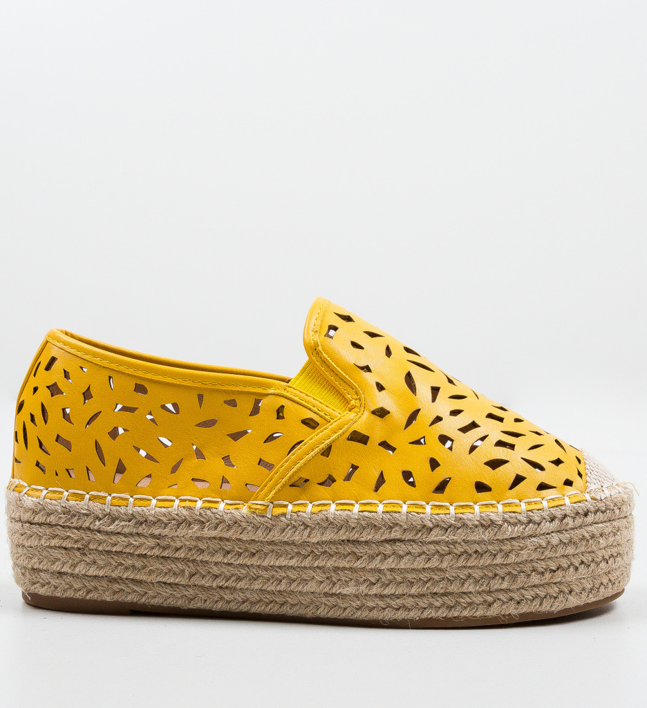 Poze Espadrile Aroq Galbene depurtat.ro 