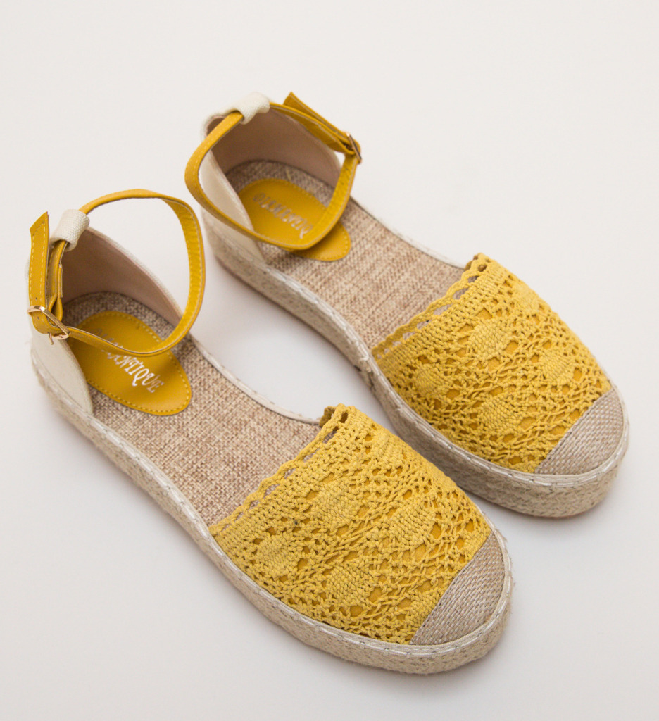 Poze Espadrile Bonner Galbene depurtat.ro 