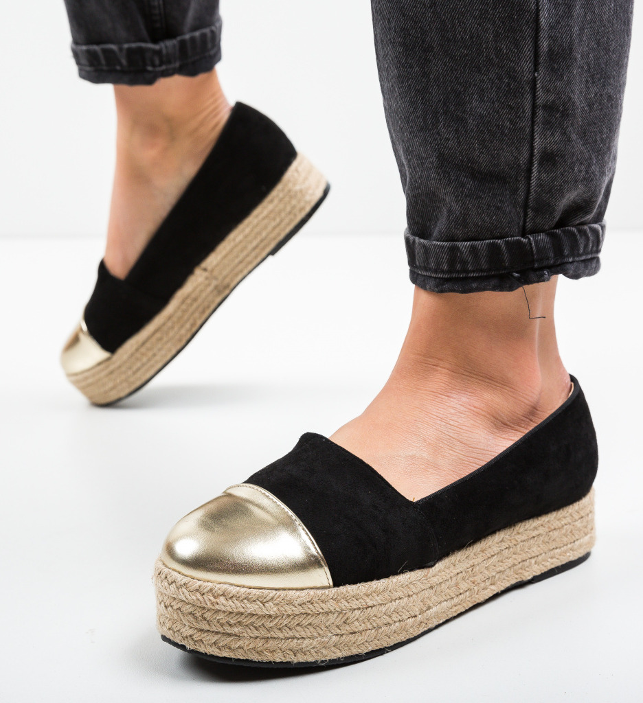 Espadrile Hexa Negre