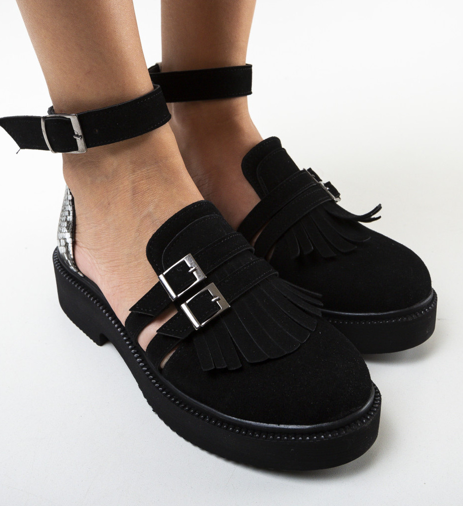 Pantofi Casual Acetona Negri