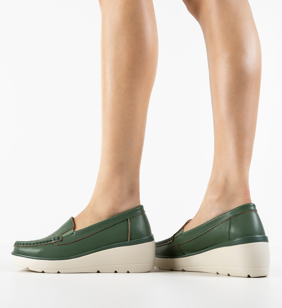 Poze Pantofi Casual Atic Verzi DePurtat