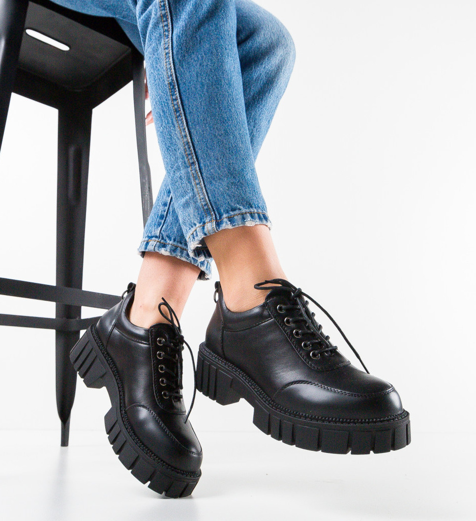 Pantofi Casual Barier Negri