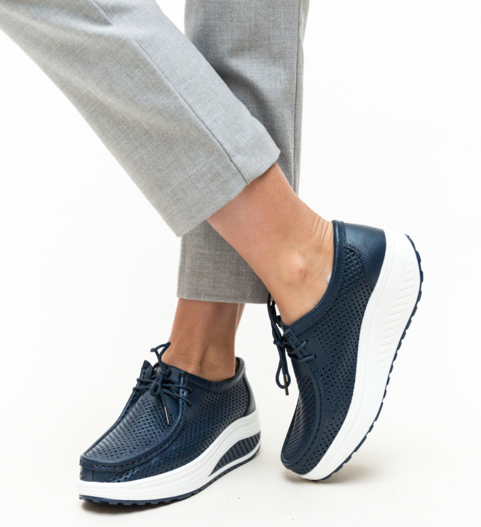 Pantofi Casual Blanken Bleumarin