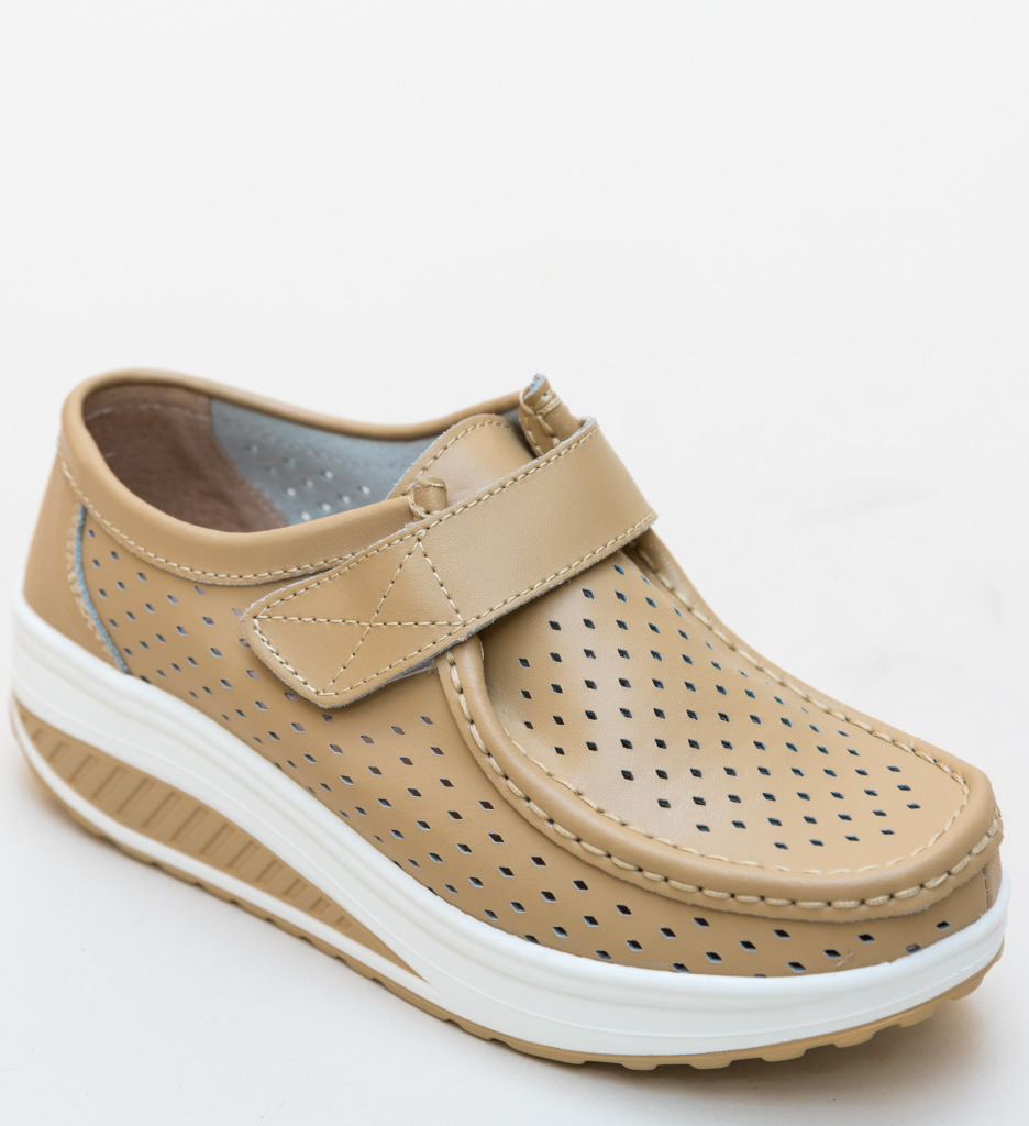 Poze Pantofi Casual Bozta Bej depurtat.ro 