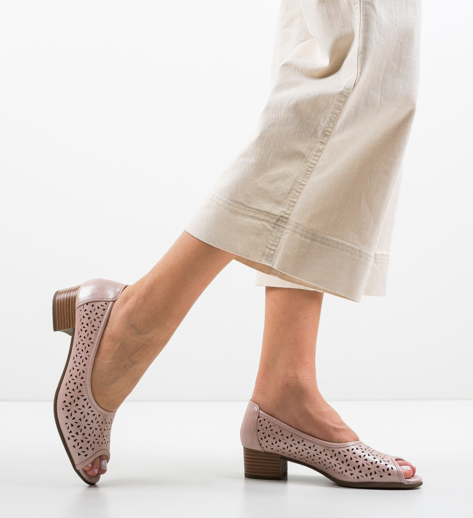 Pantofi Casual Clog Roz