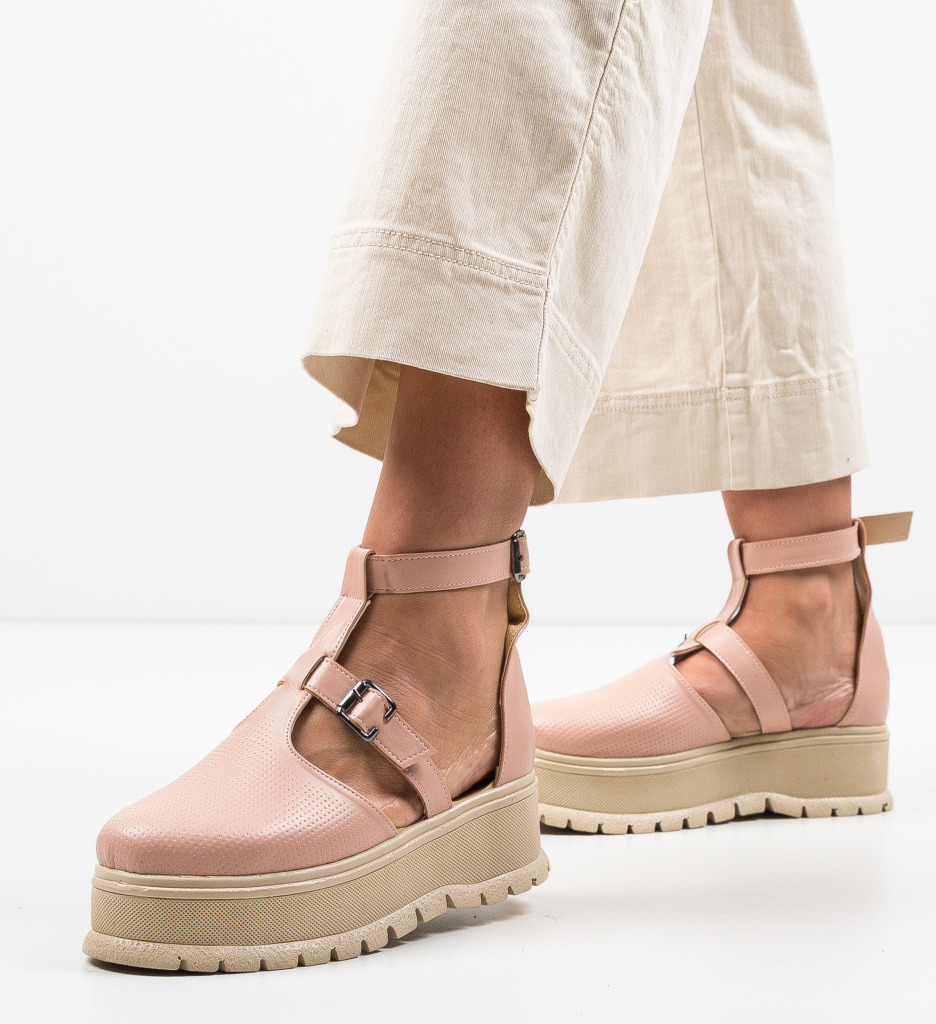 Pantofi Casual Clonata Roz