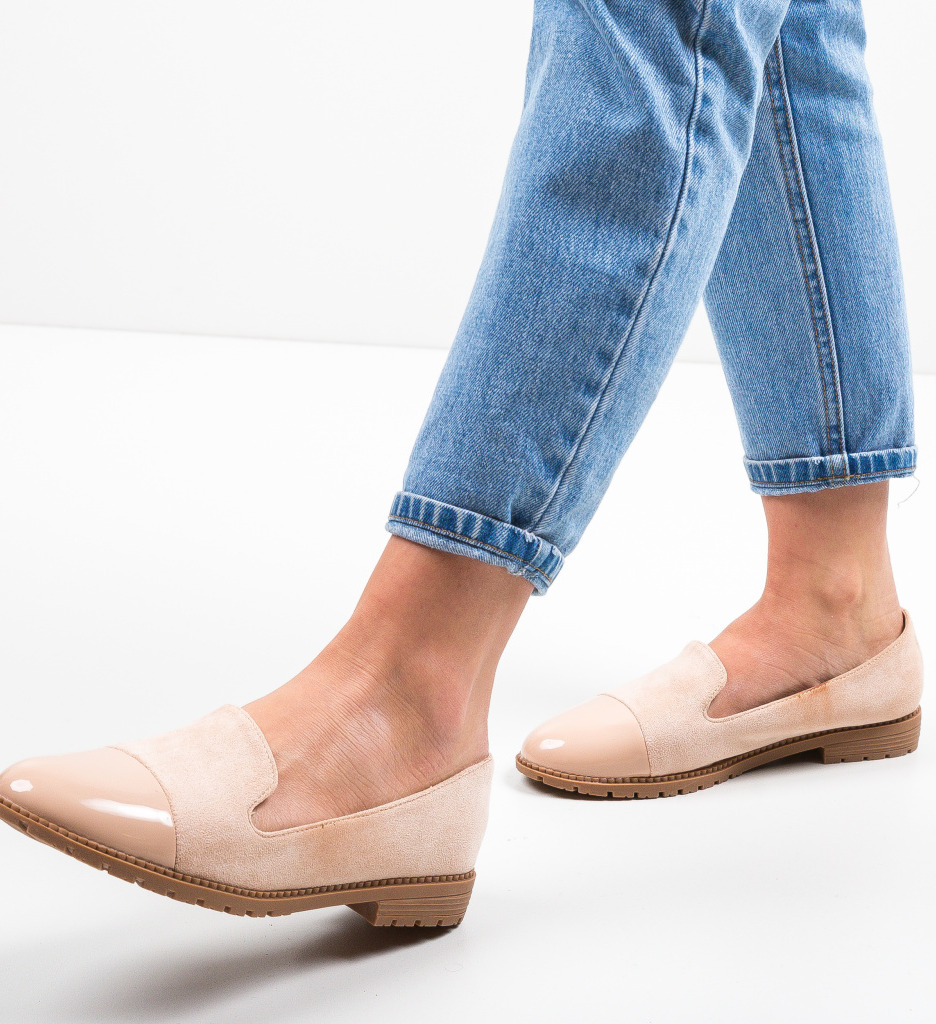 Pantofi Casual Combe Nude