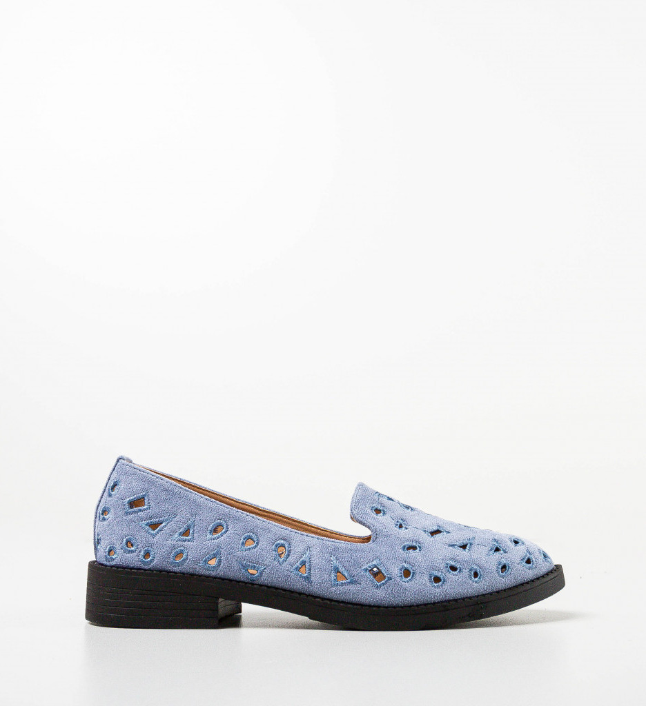 Poze Pantofi casual dama Lympas Albastri DePurtat