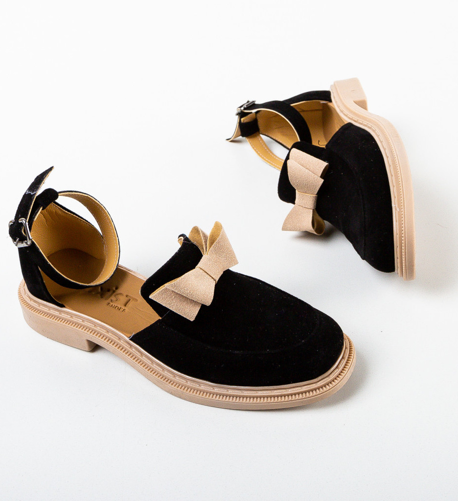 Pantofi casual dama tolda negri 4