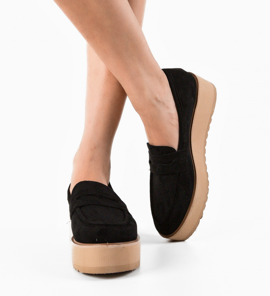 Poze Pantofi casual dama Weser Negri DePurtat