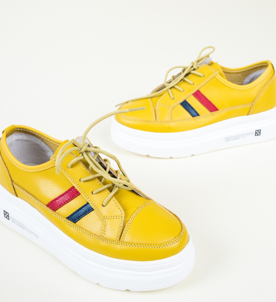 Poze Pantofi Casual Ever Galbeni depurtat.ro 