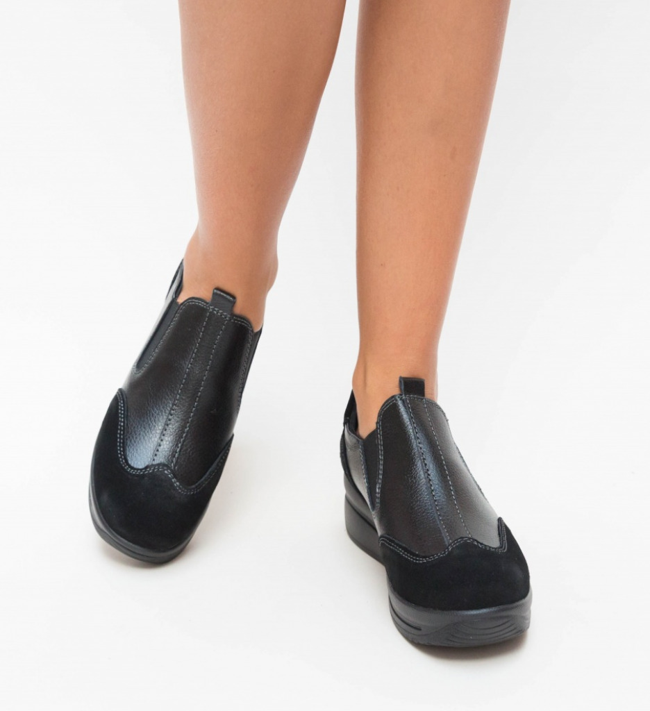 Poze Pantofi Casual Forst Negri 2 depurtat.ro 