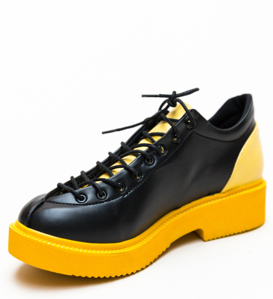 Poze Pantofi Casual Lukano Galbeni 2 depurtat.ro 