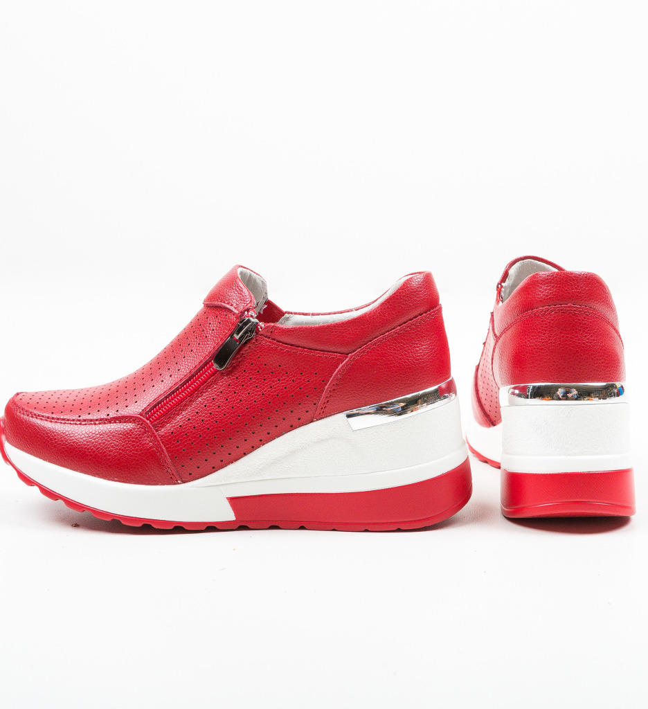 Pantofi Casual Lynsey Rosii