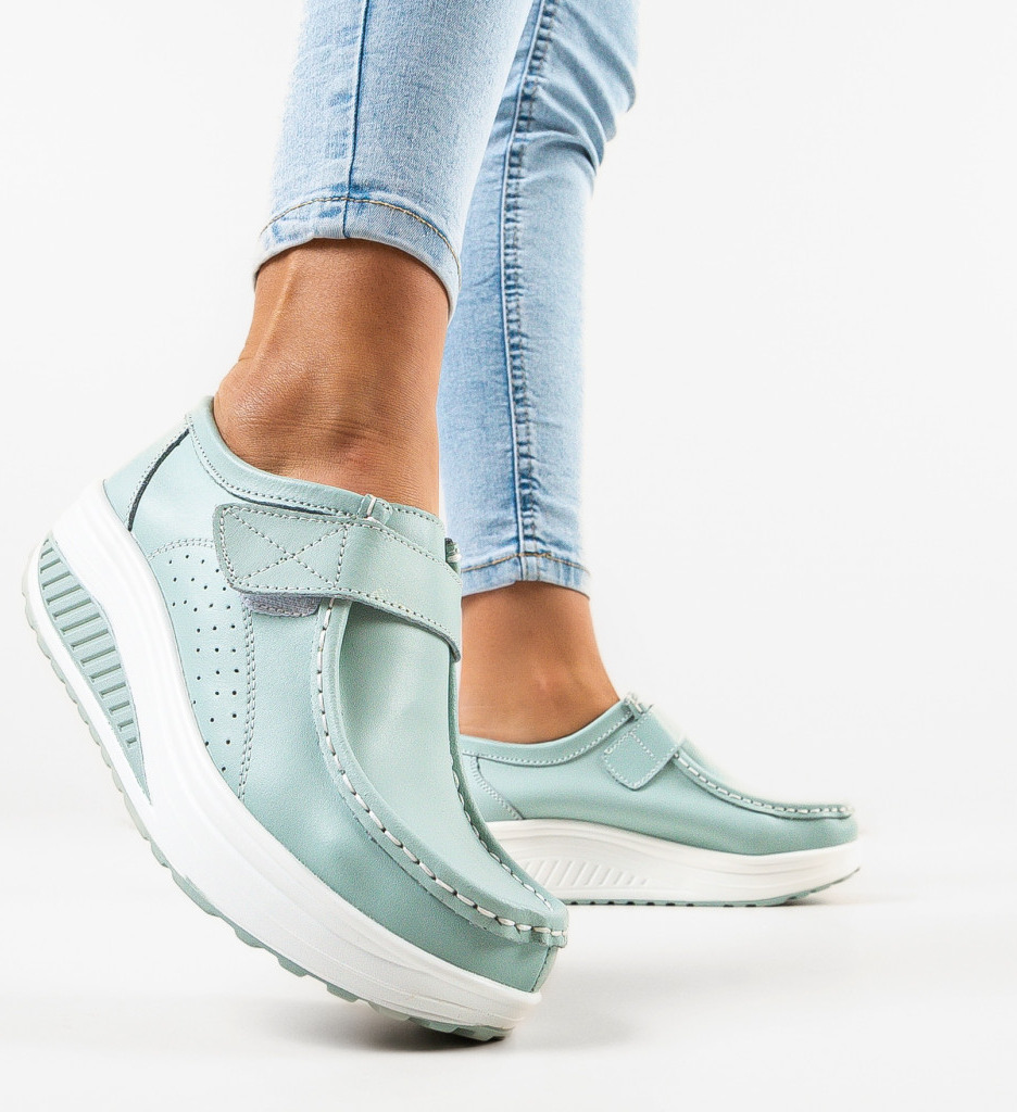 Pantofi casual marko turcoaz