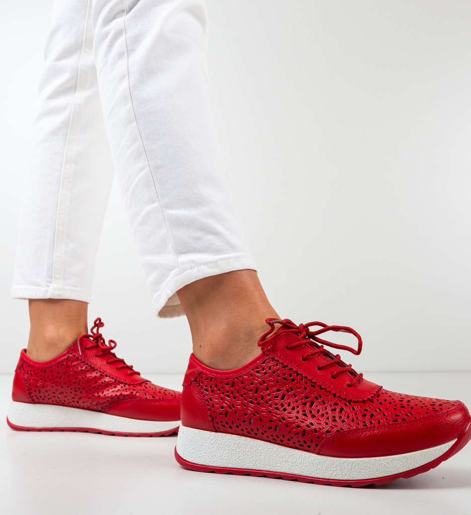 Pantofi Casual Pova Rosii