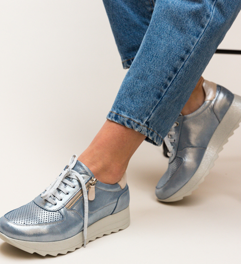 Pantofi Casual Poxiter Albastri 2022 ❤️ Pret Super depurtat imagine noua 2022
