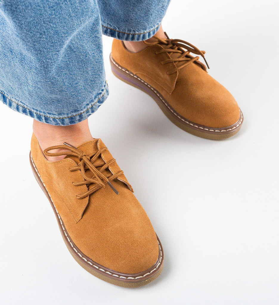 Poze Pantofi Casual Romena Camel depurtat.ro 