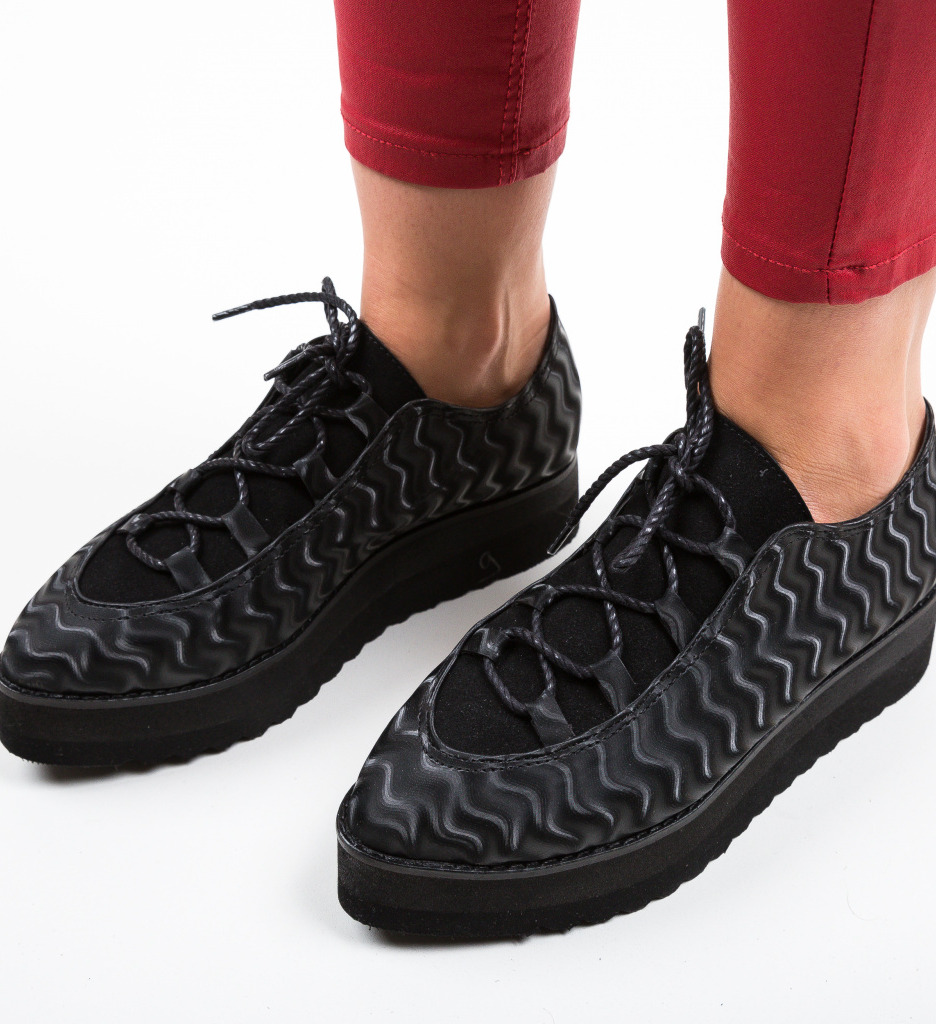 Pantofi Casual Selene Negri 3