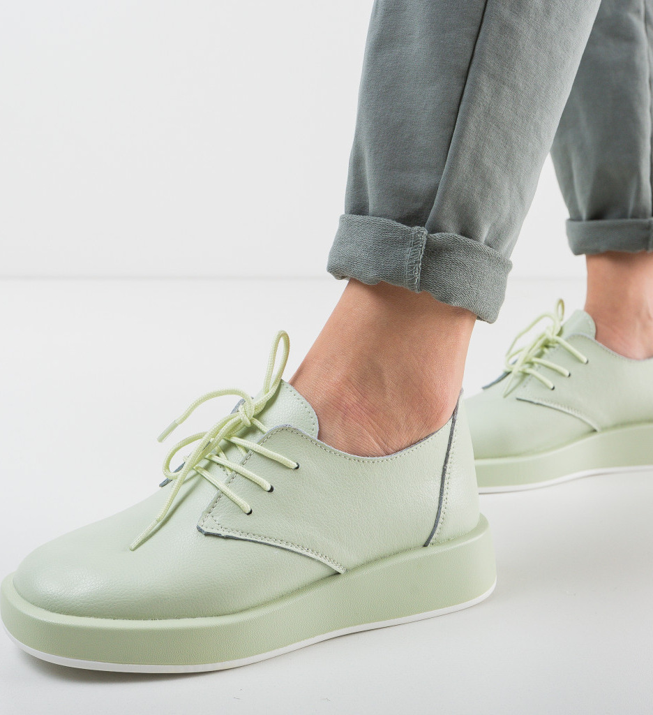 Pantofi casual sharples turcoaz