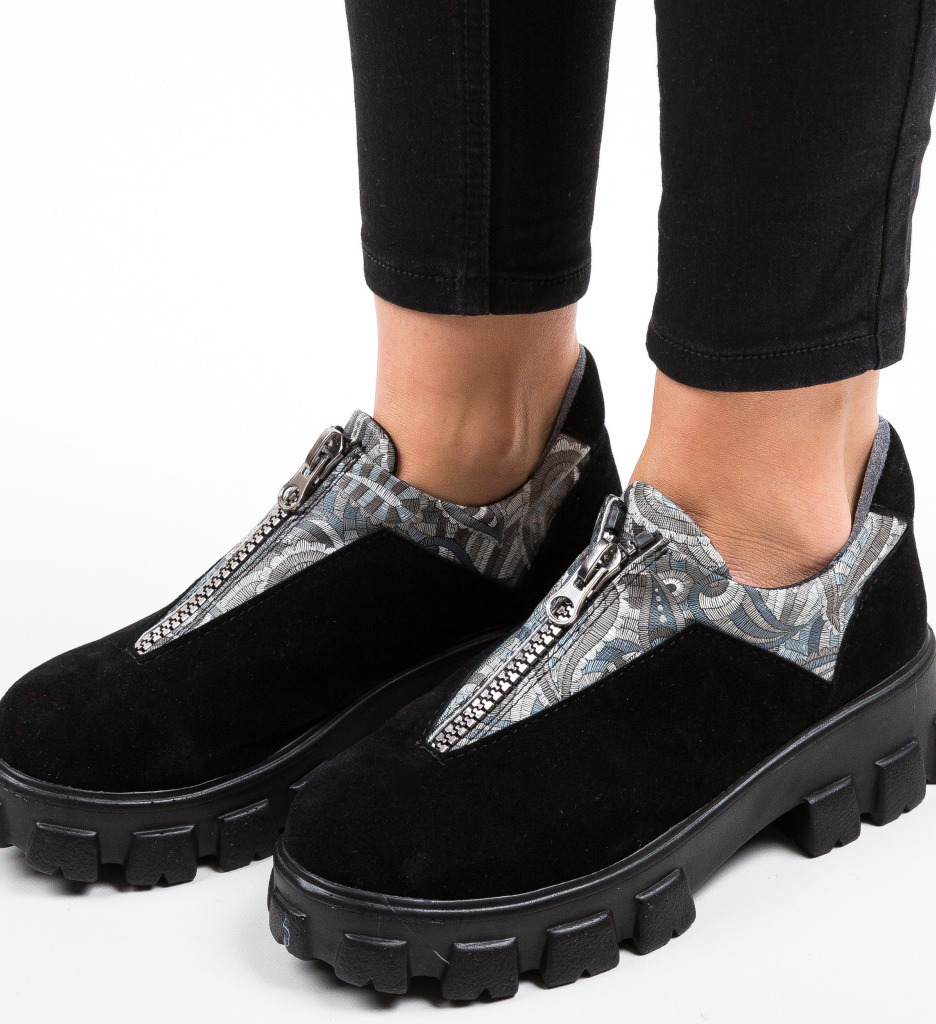 Pantofi Casual Skioha Negri 4