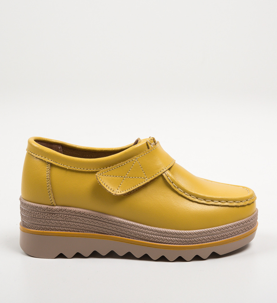 Poze Pantofi Casual Straif Galbeni depurtat.ro 