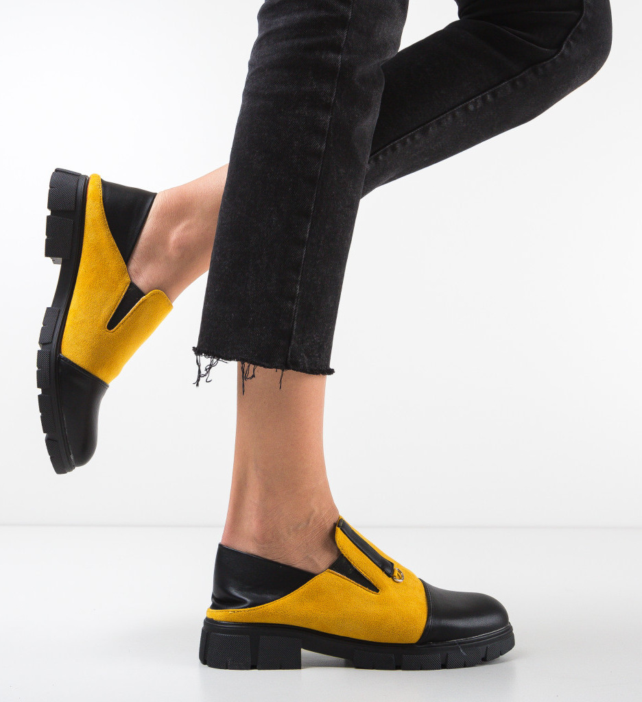 Poze Pantofi Casual Wardle Galbeni depurtat.ro 