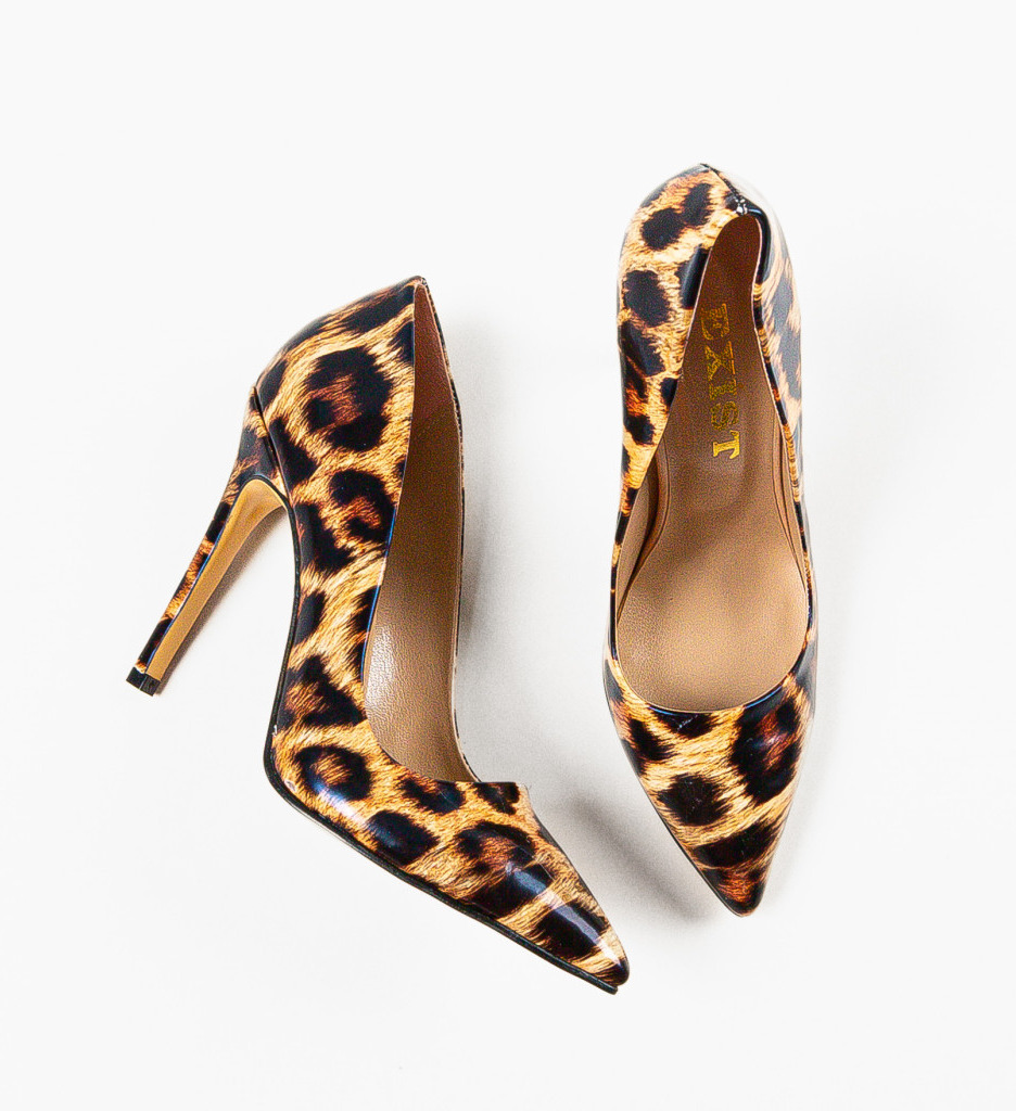 Pantofi dama tama print