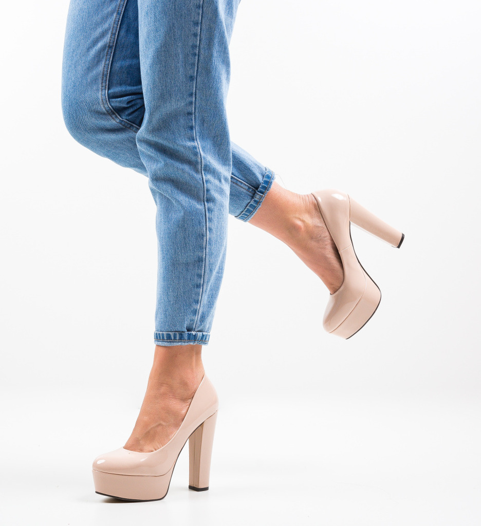 Pantofi Kobi Nude