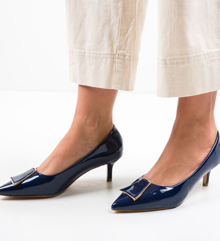 Pantofi Oko Bleumarin