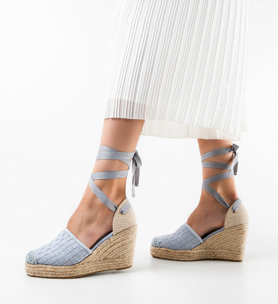 Platforme carney albastre