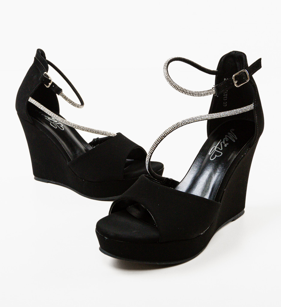 Poze Platforme dama Netet Negre DePurtat