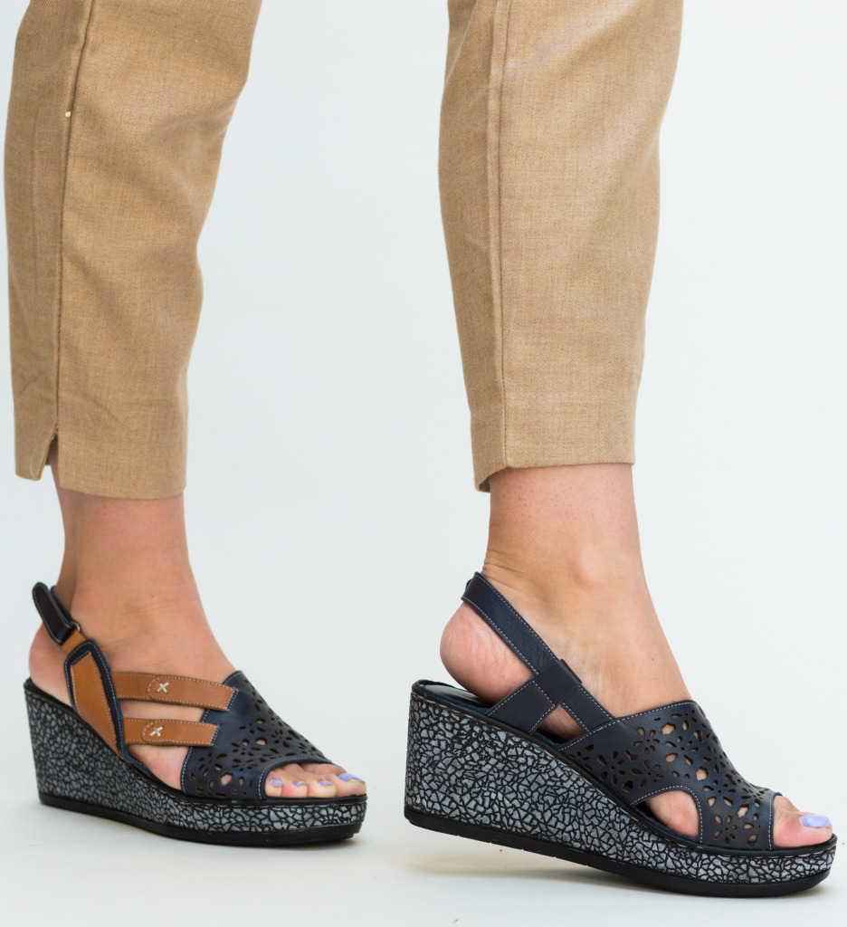 Platforme Tokyo Bleumarin