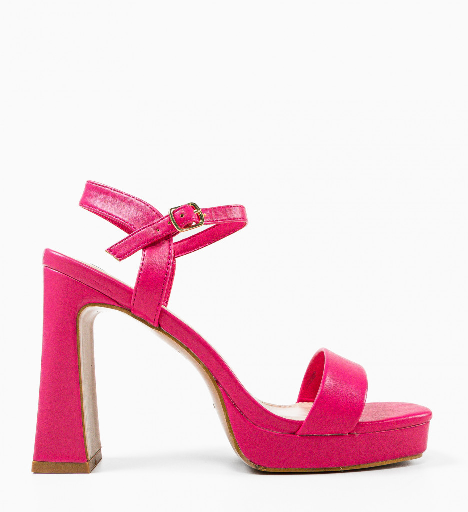 Poze Sandale cu toc Blythe Fuchsia depurtat.ro 