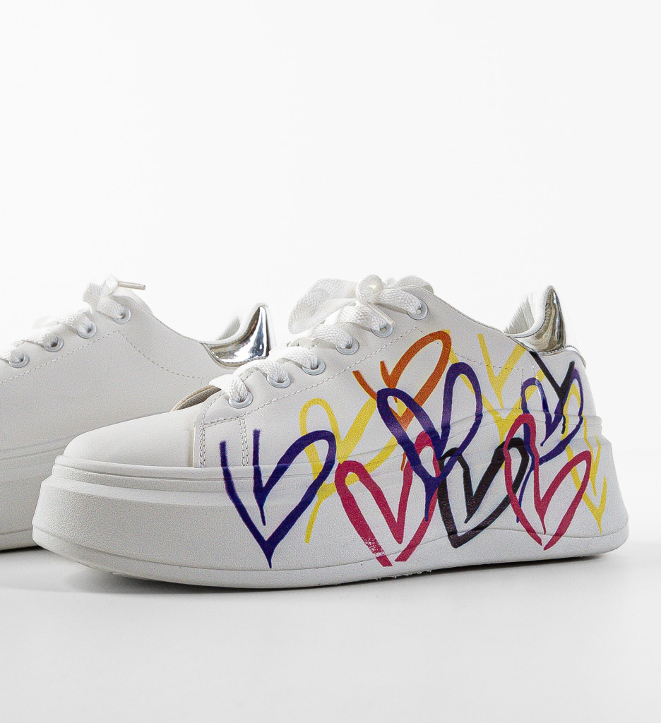 Poze Sneakers dama Argentina Argintii DePurtat