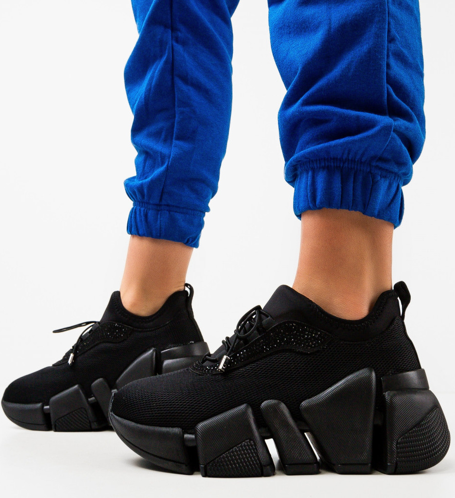 Sneakers dama firefly negri
