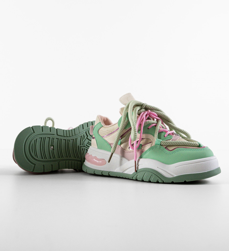 Poze Sneakers dama Godavari Verzi DePurtat