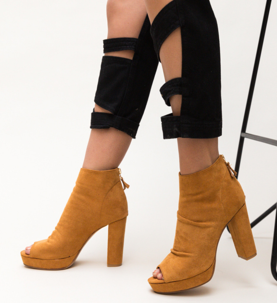 Poze Botine Calver Camel depurtat.ro 