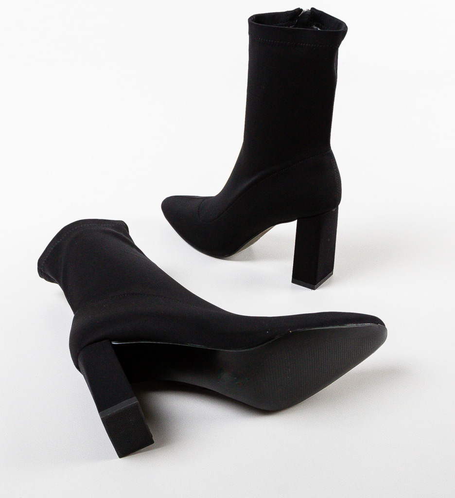 Poze Botine dama Ambient Negre DePurtat