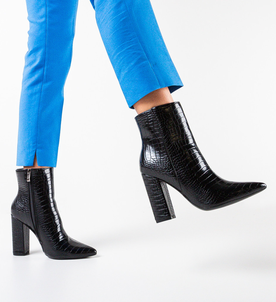 Botine dama beatrix negre