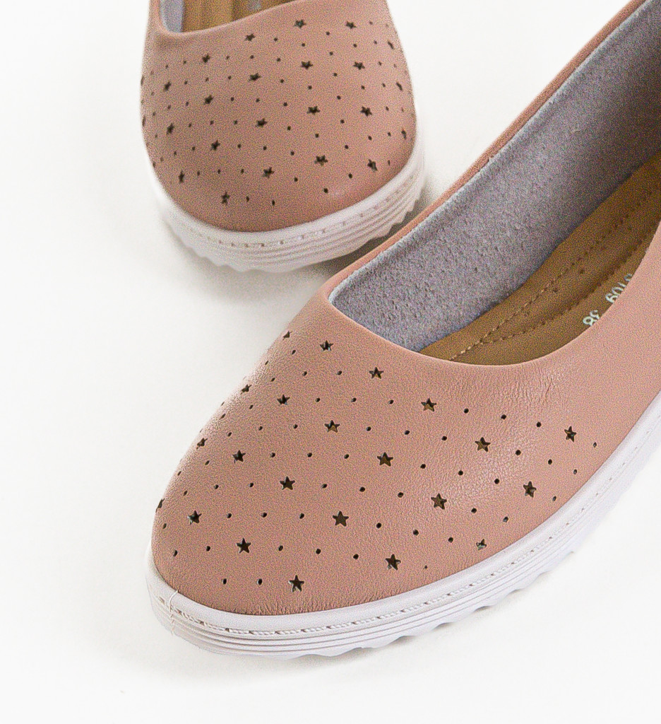 Poze Espadrile Casual Tribac Roz DePurtat
