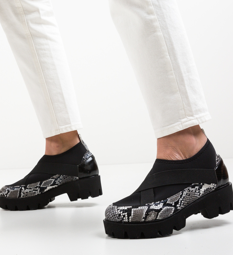 Pantofi Casual Buse Negri 3